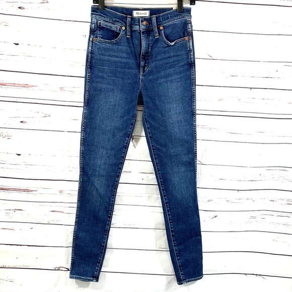 Madewell 10" High-Rise Skinny Jeans Blue Size 27